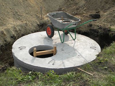 Применение бетонных колец для колодца